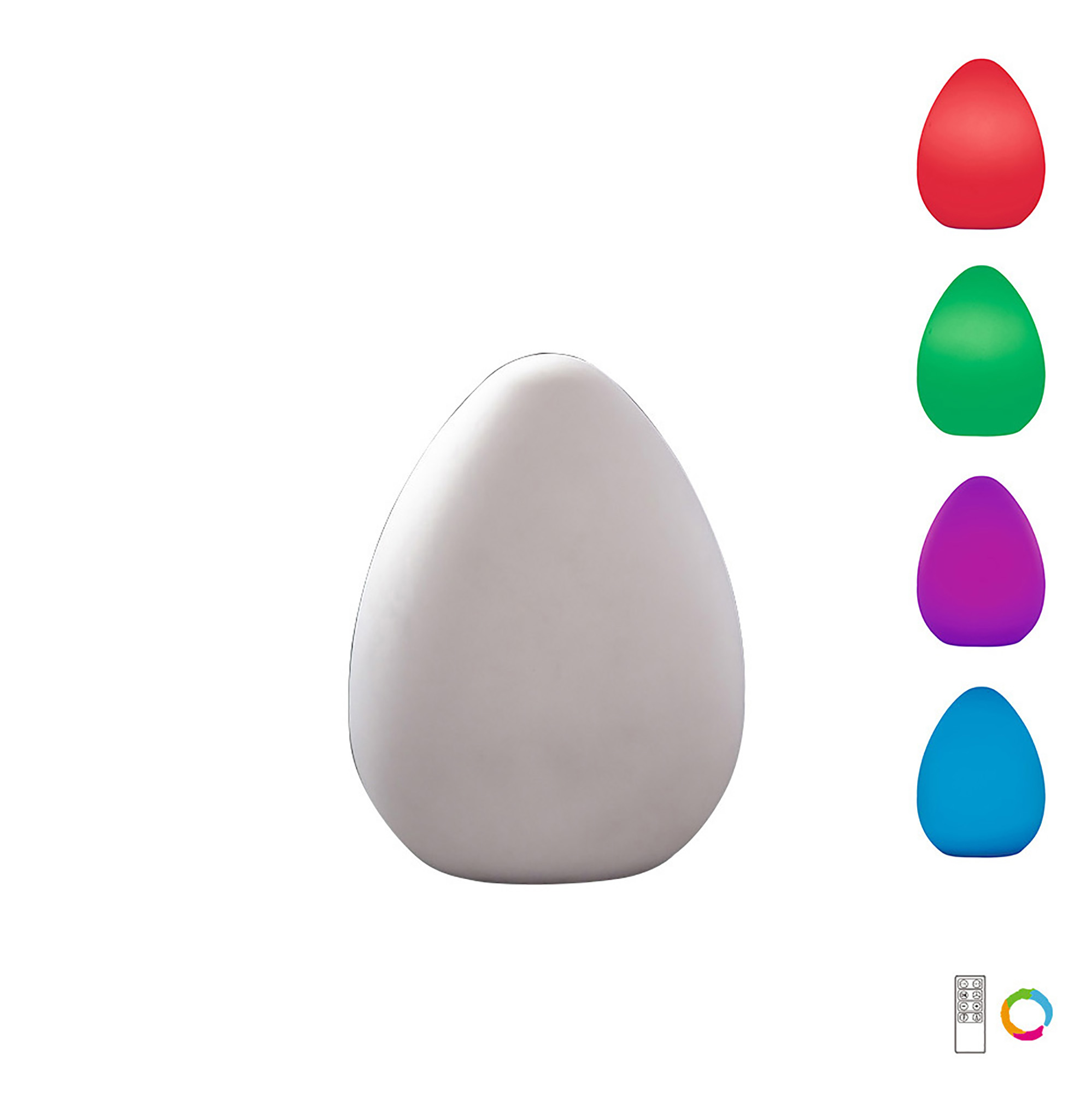 M1382  Huevo Egg Table Lamp LED RGB IP65